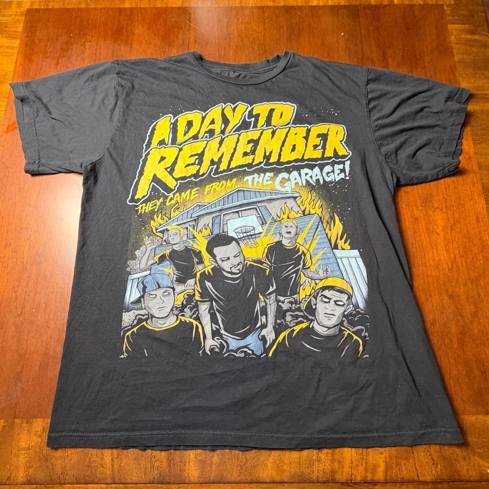 A Day To Remember They Came From The Garage Band Graphic T-Shirt 23x26